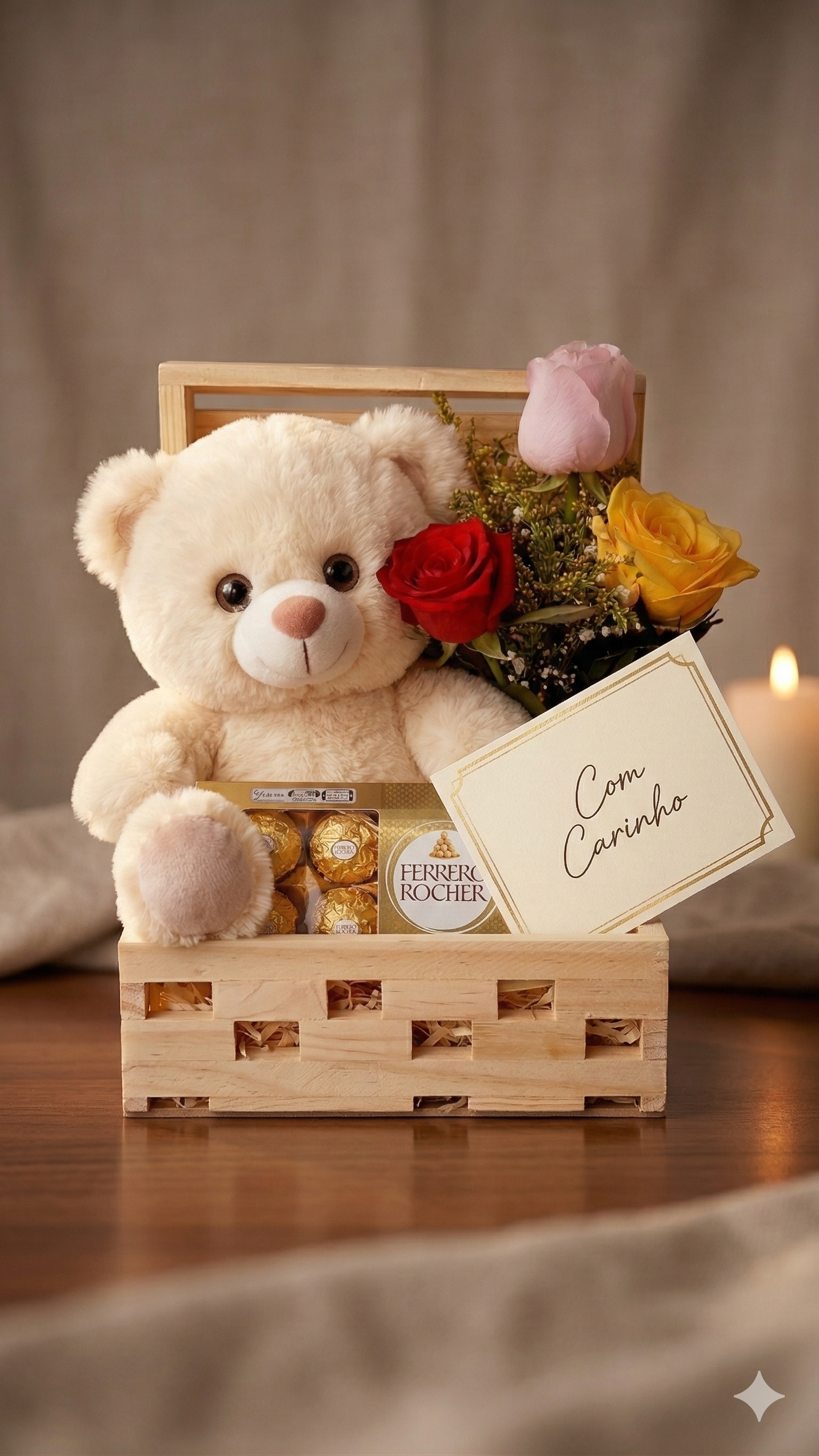 Baú Romântico Decorado